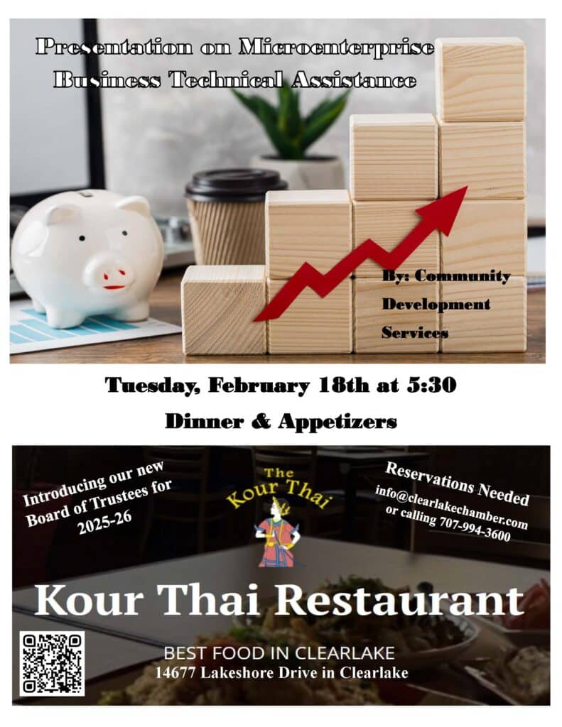 Tuesday, February 18th at 5:30
Dinner & Appetizers